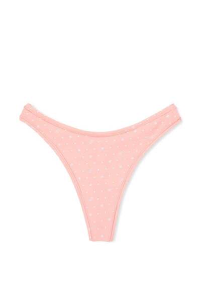 Victoria's Secret Cotton Deep Leg Cut Thong