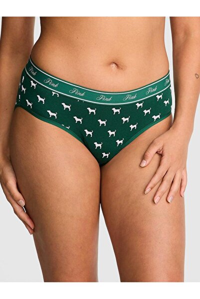 Victoria's Secret Cotton Hiphugger Panties with Logo