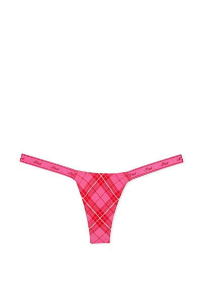 Victoria's Secret Logo detailed cotton micro thong