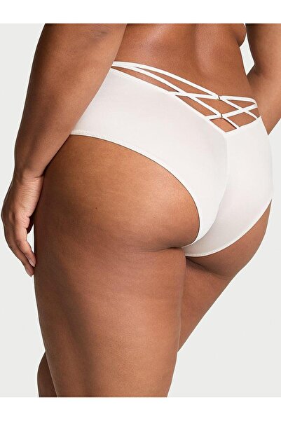 Victoria's Secret Deep Leg Cut Cheeky Panties with Back Strap