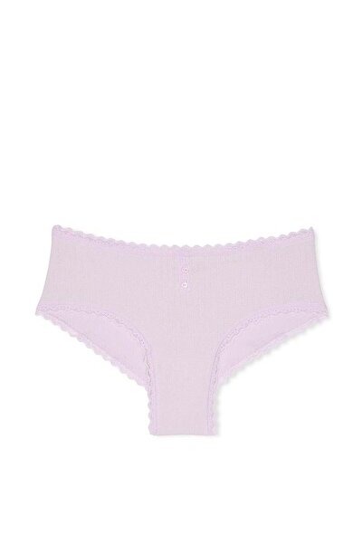 Victoria's Secret Cotton Pointelle Lace Cheeky Panties
