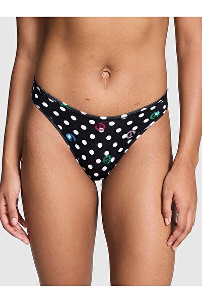 Victoria's Secret Cotton Deep Leg Cut Thong