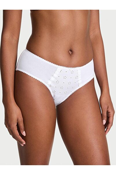 Victoria's Secret Stretchy Cotton Ruffled Hiphugger Panties