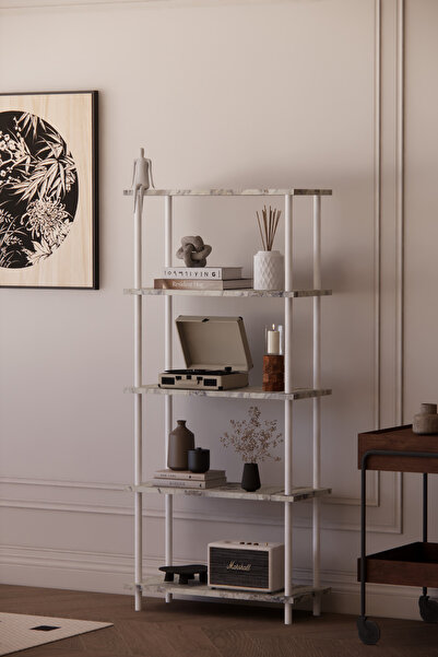 Phobia Çevir Kur Modüler 5 Raflı Çok Amaçlı Kitaplık Fonksiyonel , Kolay Kuru...