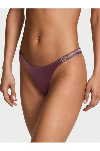 Victoria's Secret Βραζιλιάνικο εσώρουχο με λαμπερά λουράκια