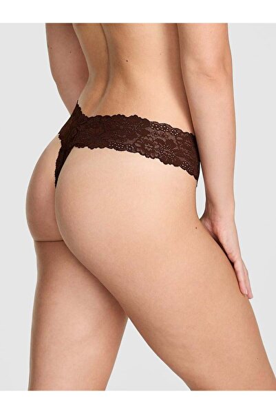 Victoria's Secret Tanga cu detaliu din dantelă Wink