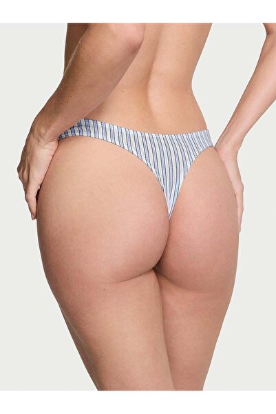 Victoria's Secret Stretchy Cotton Deep Leg Cut Scoop Thong