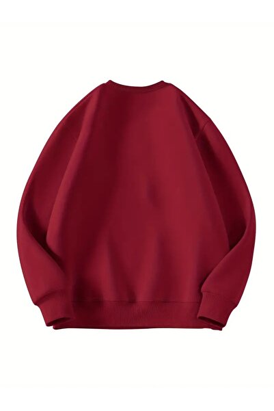 pandy Pachet de 2 cu căptușeală din fleece guler rotund supradimensionat Unisex Swea tricou