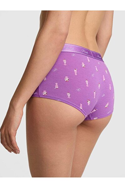 Victoria's Secret Cotton Boyshort Panties with Logo
