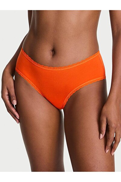 Victoria's Secret Cotton Cheeky Panties with Lace Waist