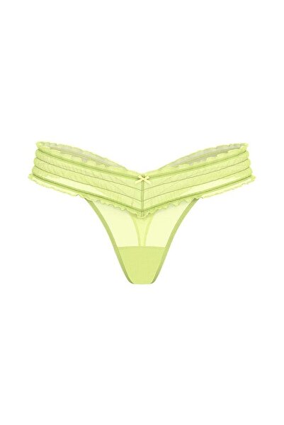 Victoria's Secret Drawstring Mesh Thong