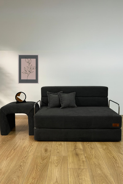 Katt Torso Katlanır Kanepe Koltuk Yatak Pati Dostu Fitilli Örme Peluş Kumaş