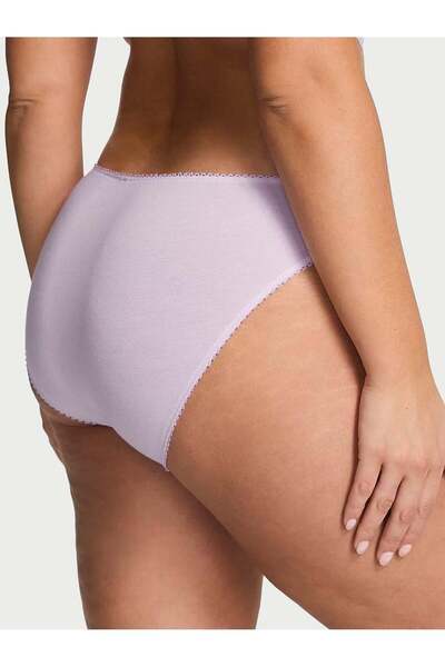 Victoria's Secret Stretchy Cotton Ruffled Bikini Panties