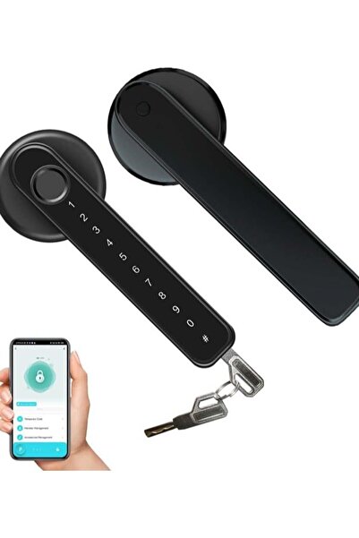 RAZUVIOUS Smart Fingerprint Door Lock (G1) – Bluetooth, Keypad, Mobile App, Alexa Compatible