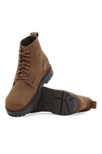 Birkenstock Ανδρικό Highwood Lace Mid Suede Leather Dark Tea 1030965, Ανδρικό