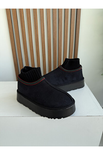 BENİMOLSUN KADIN BOT ÇORAP PLATFORM SİYAH