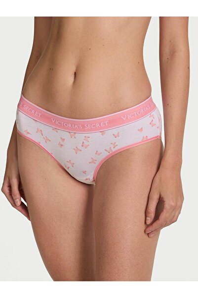 Victoria's Secret Cotton Hiphugger Panties with Logo