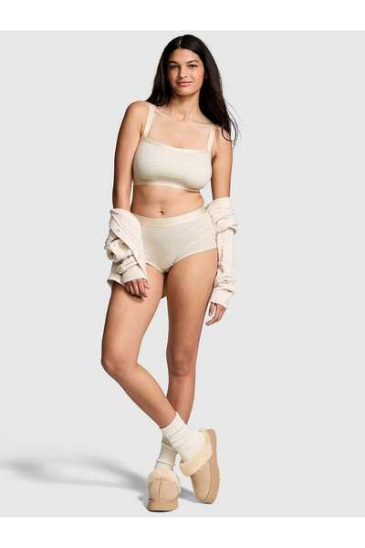 Victoria's Secret Cotton Boyshort Panties with Logo