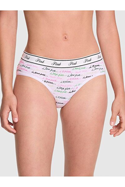 Victoria's Secret Cotton Hiphugger Panties with Logo