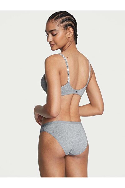 Victoria's Secret Chiloți de bikini din bumbac elastic