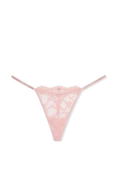 Victoria's Secret Twinkle Strap Lace V-String Panties