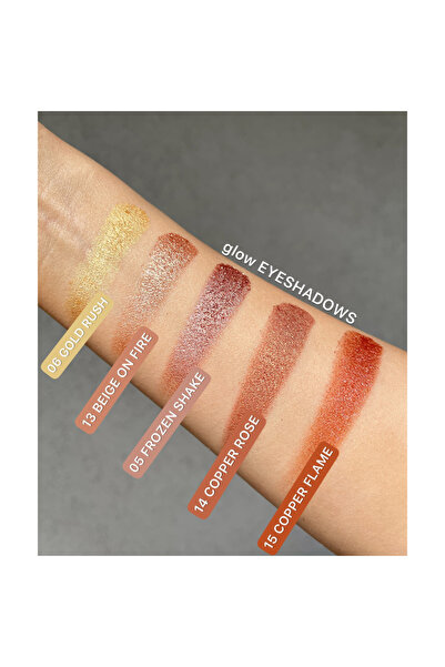 Claresa Fard Pleoape, Glow, Nr. 15 (Copper Flame)