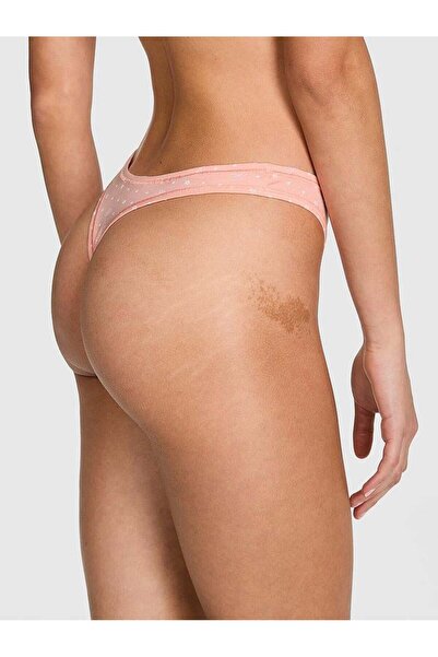 Victoria's Secret Cotton Deep Leg Cut Thong