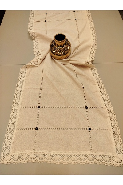 denizli hatırası Handcrafted Lace Authentic Antique Workmanship Buldan Cendere 50X110Cm Runner