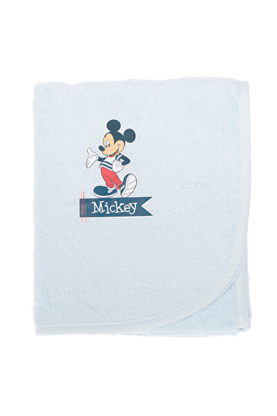 Özdilek Mickey Mouse Disney Lisans Baskılı Bambu Yenidoğan Bebek Pelerini 80x...