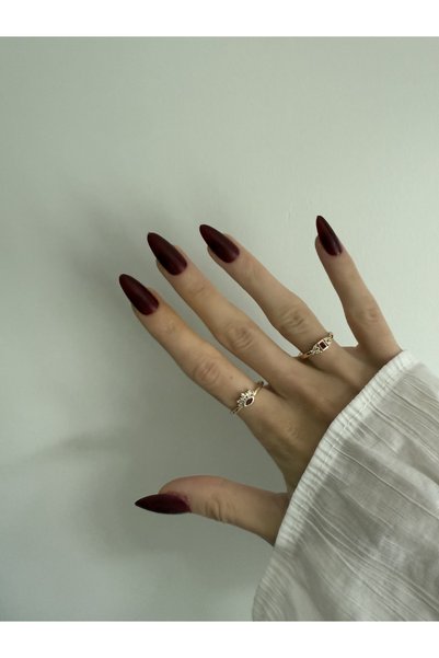 STOLIA Pink Zircon Stone Tarnish-Free Steel Gold Eye Detail Ring