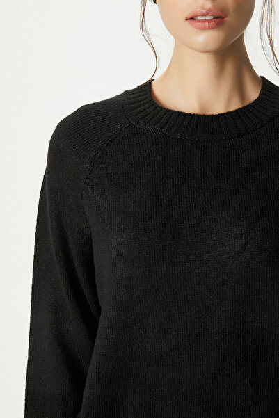 Ritnice Mushy Black Basic Knit Sweater