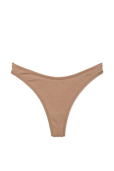 Victoria's Secret Cotton Deep Leg Cut Thong