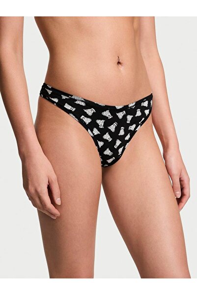 Victoria's Secret Cotton Deep Leg Cut Thong