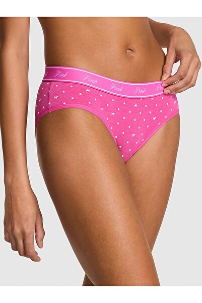 Victoria's Secret Cotton Hiphugger Panties with Logo