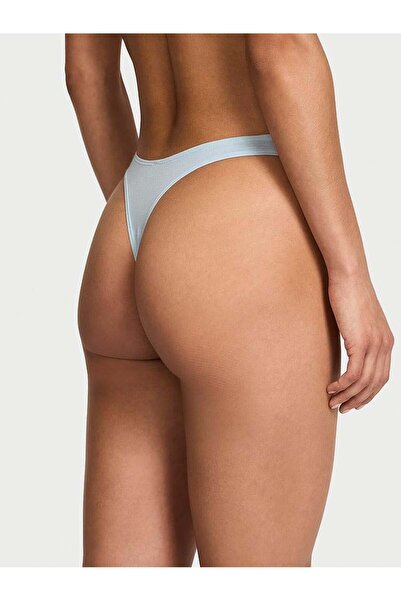 Victoria's Secret Ελαστικό βαμβακερό στρινγκ με βαθύ κόψιμο στα πόδια