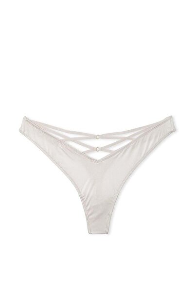 Victoria's Secret Deep Leg Cut Thong with Back Strap