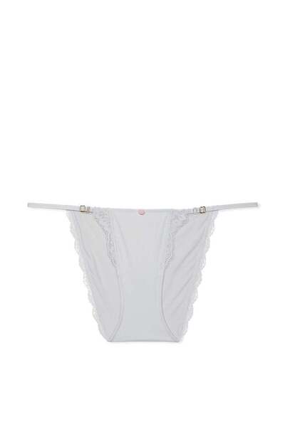 Victoria's Secret Lace Trimmed Adjustable Drawstring Bikini Panties