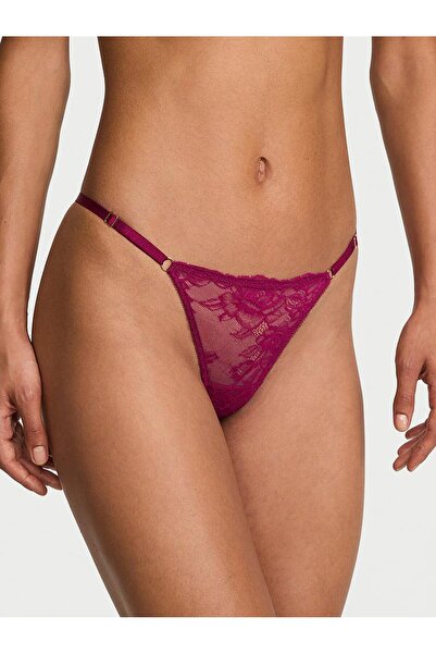 Victoria's Secret Adjustable V-String Panties with Lace