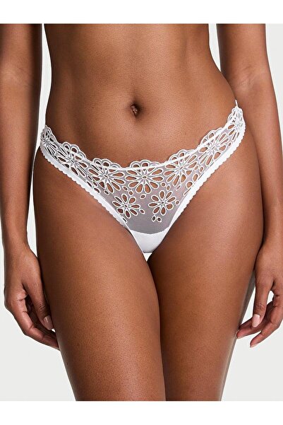 Victoria's Secret Scalloped Tulle Thong