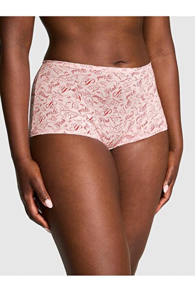 Victoria's Secret Cotton Boyshort Panties with Logo
