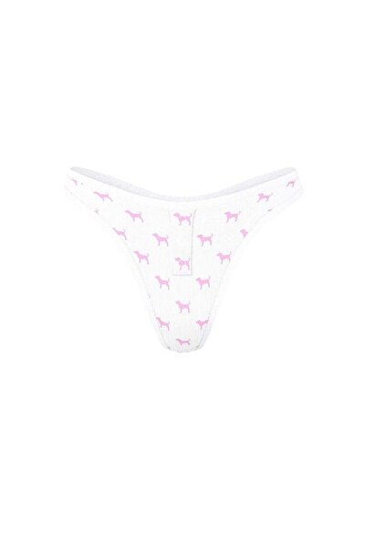 Victoria's Secret Cotton Deep Leg Cut Thong