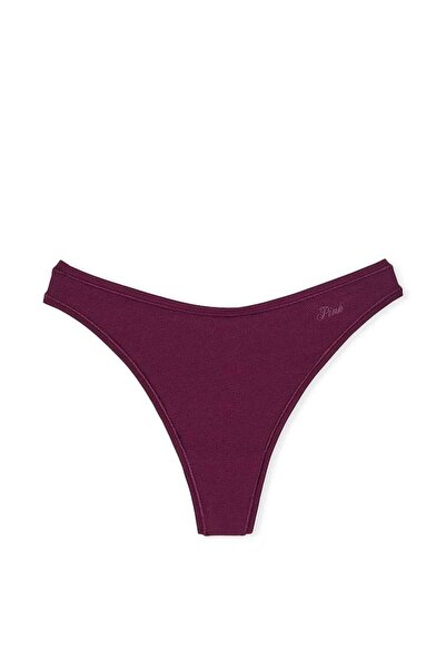 Victoria's Secret Cotton Deep Leg Cut Thong