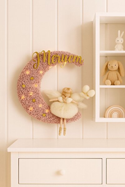 Bonika Ledli Keçe Bebek Kapı Süsü - Hastane Kapı süsü