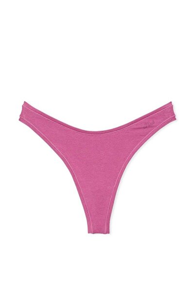 Victoria's Secret Cotton Deep Leg Cut Thong