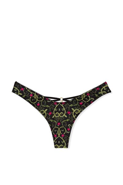 Victoria's Secret Strappy Deep Leg Cut Thong