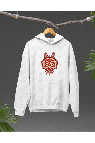 Nulivez تصميم أنيمي ستوديو جيبلي برينسيس مونونوكي مطبوع ، هوديي عالي الجودة ل...