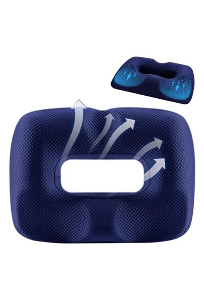 Generic Memory Foam Donut Seat Cushion – Orthopedic Pressure Relief Pillow fo...