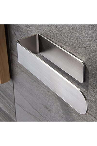 Generic رف مناشف ذاتي اللصق من HASTHIP® مقاس 9 بوصات، حامل مثبت على الحائط من الفولاذ المقاوم للصدأ 304، مقاوم للصدأ