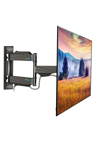 Generic حامل تلفزيون على الحائط، حامل تلفزيون متحرك بالكامل مثبت على السقف، حامل حائط لمعظم أجهزة التلفزيون/الشاشات المسطحة/LED/LCD مقاس 32-60 بوصة