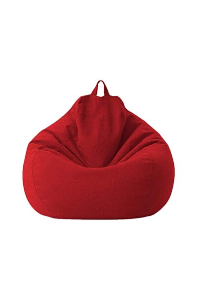 Generic Classic Bean Bag Chair Cover, Highback Lazy Lounger, Red, 100 x 120cm